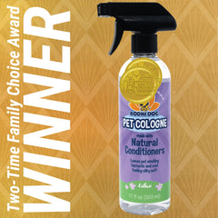 Bodhi Dog Lilac Cologne spray-action mist demonstrating easy application