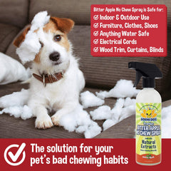 Bodhi Dog No Chew spray on plants protects greenery.