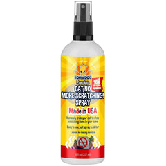 Bodhi Dog No More Scratching spray bottle deters furniture scratching safely.