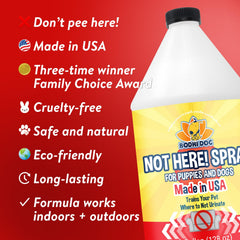 Bodhi Dog Not Here! spray used on carpet to prevent repeat soiling.