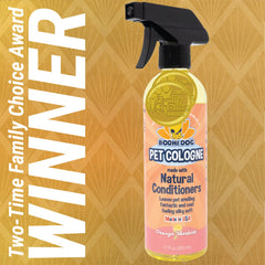 Bodhi Dog Orange Sherbet Cologne spritz action highlighting quick refresh between baths.