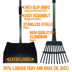 Bodhi Dog Pooper Scooper adjustable height feature for comfortable use.