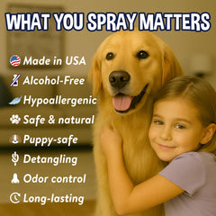 Gentle formula for sensitive skin suitable for multiple pets.