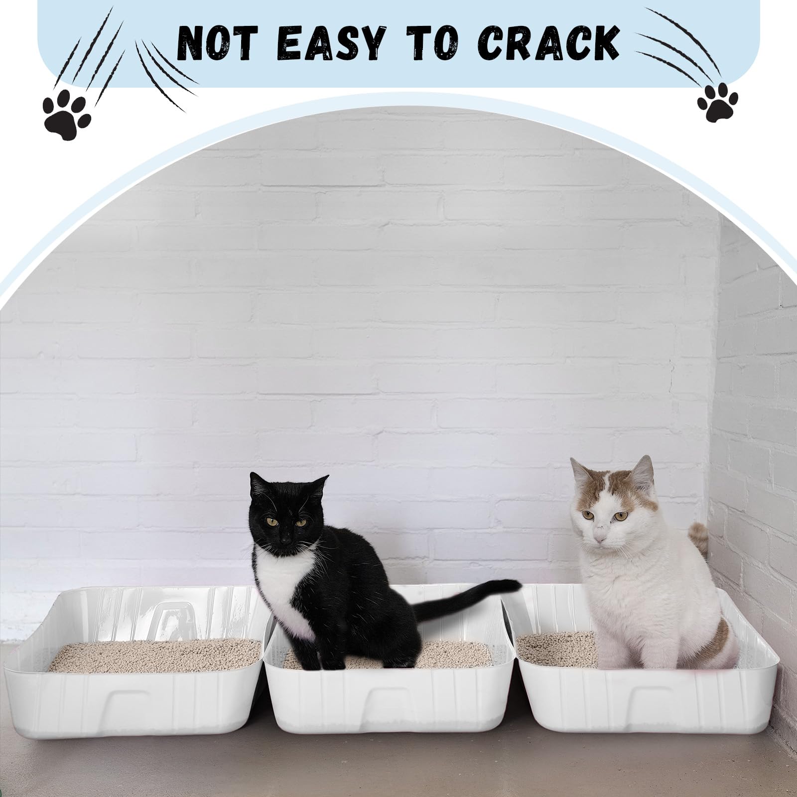 Bokon compact litter tray showing portable size for small to medium cats.