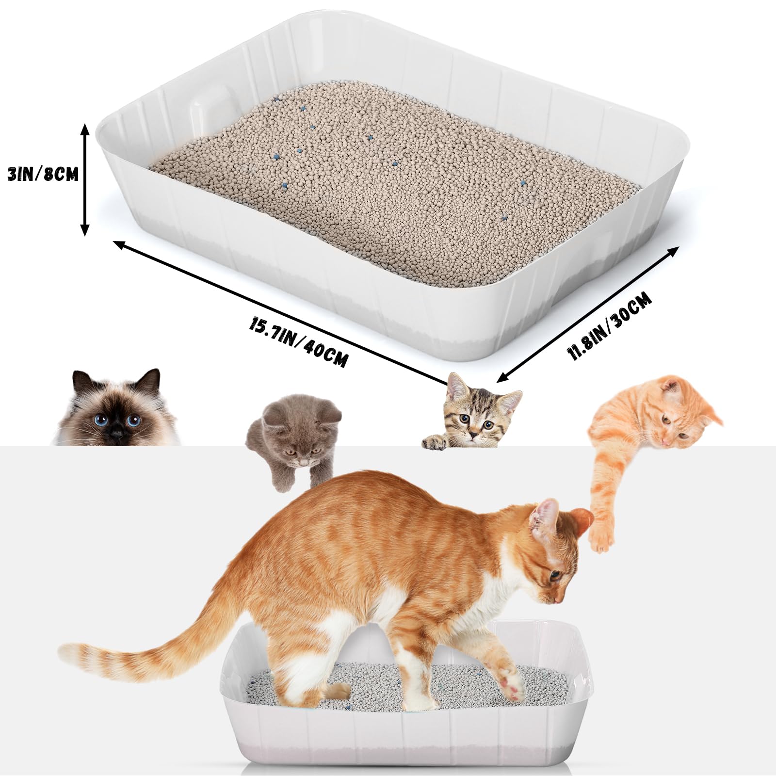 Bokon waterproof and leakproof disposable litter box ideal for tidy travel.