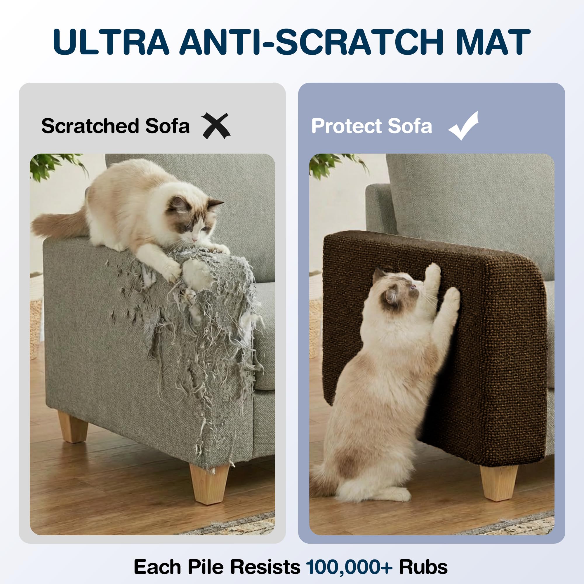 BOLIAN 3D wavy grooves attract cats and encourage healthy clawing.