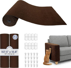 BOLIAN cat scratch furniture protector long cover shields your sofa from claws while blending with decor.