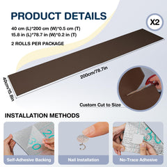 BOLIAN cuttable cat scratch mat design fits corners and doors with scissors.
