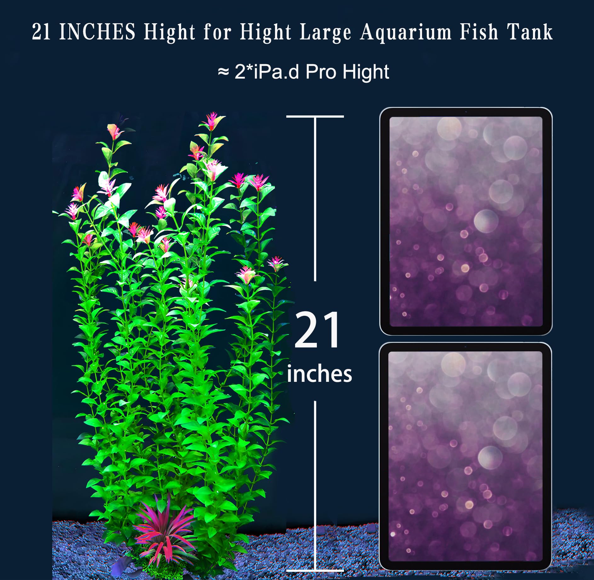 BOLYEE dense leaves and branches arrangement for immersive tank scenery.