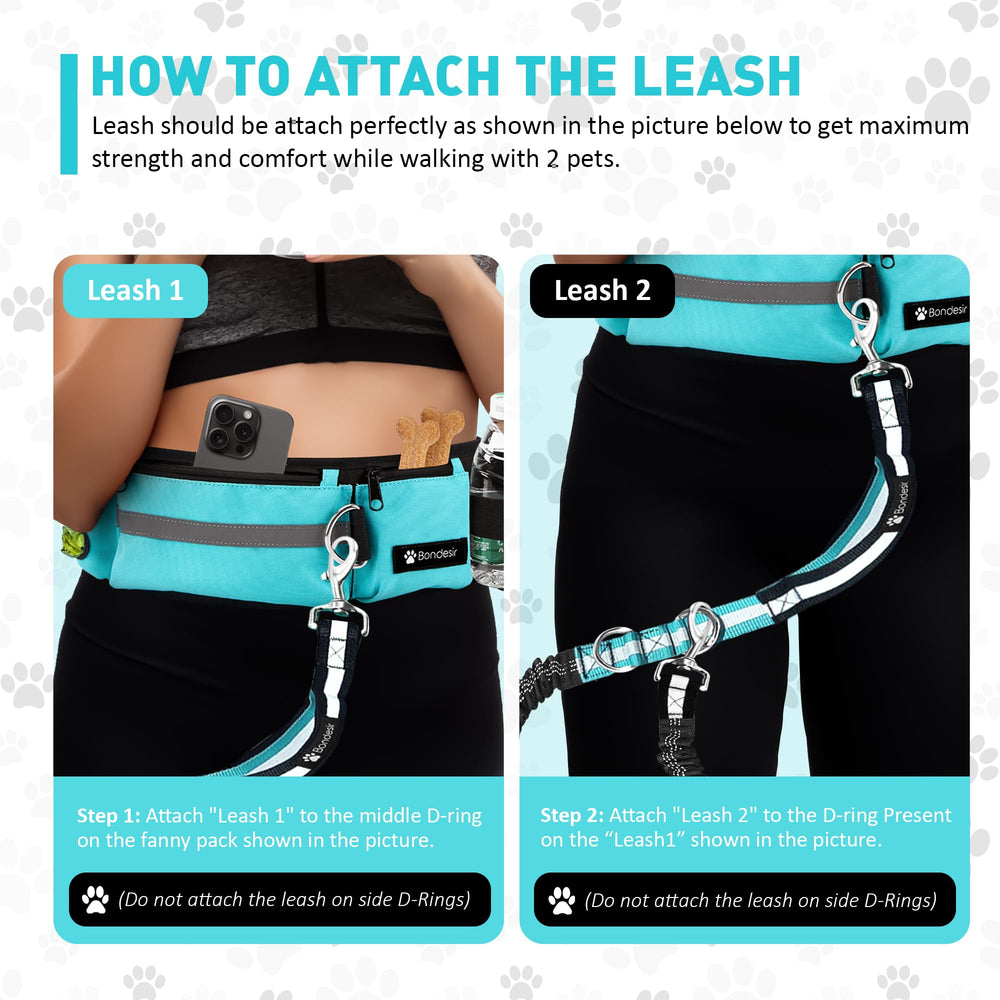 Bondesir waist belt with pockets for phone, keys and treats.