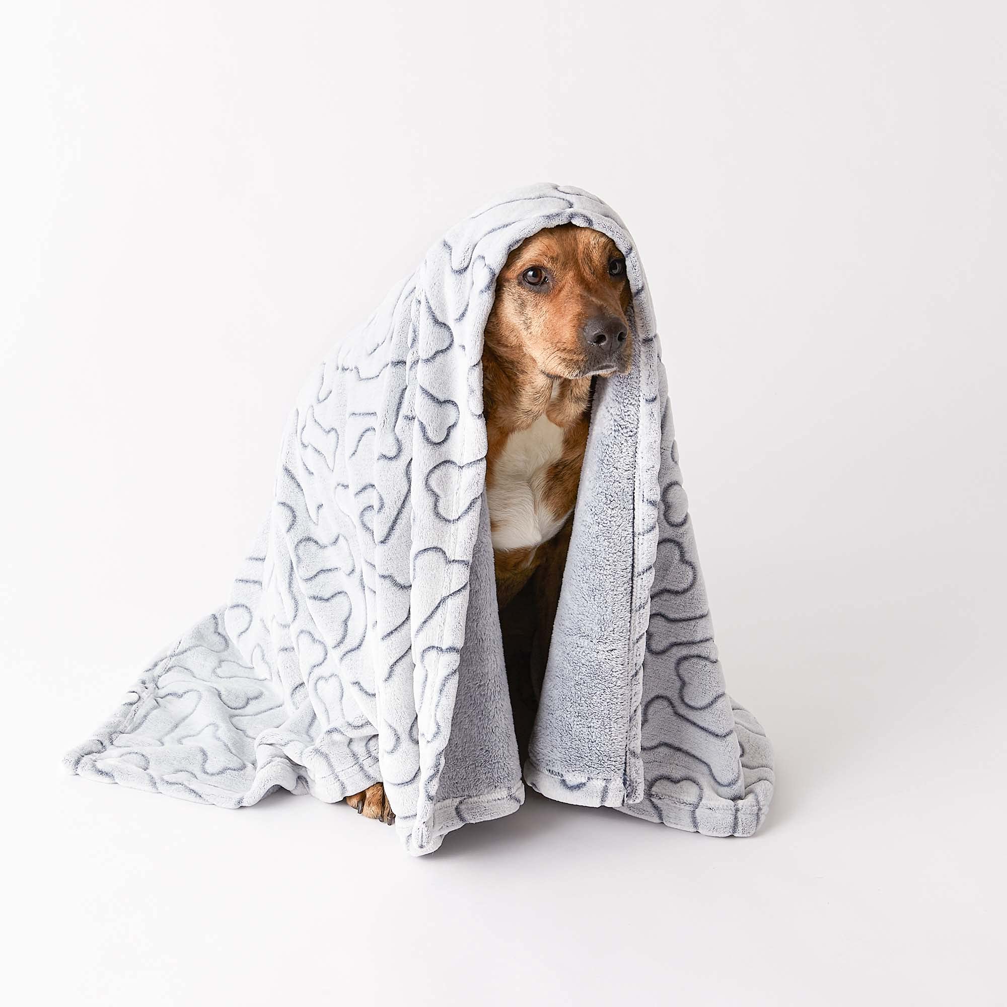 Machine-washable Bone Dry blanket makes quick cleanup after adventures easy.