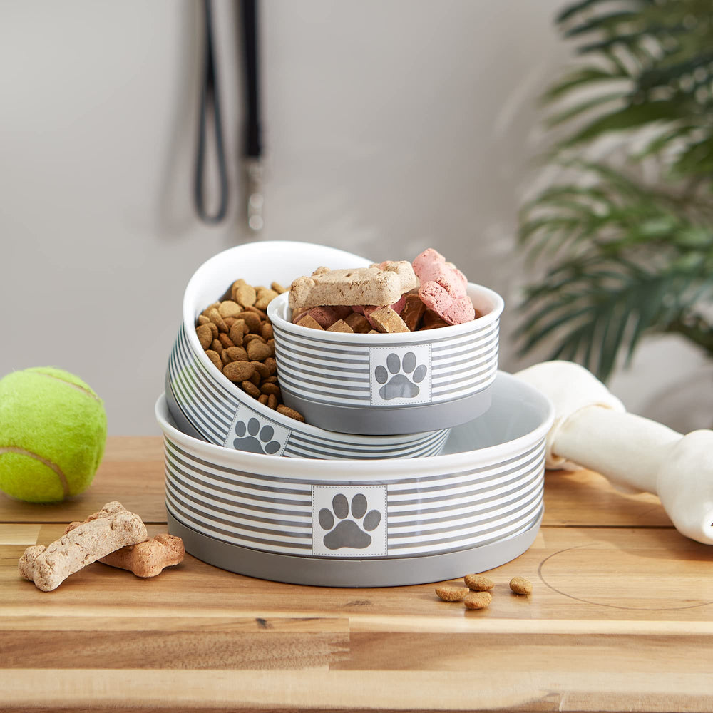 Bone Dry hungry thirsty design bowl for versatile food and water use.