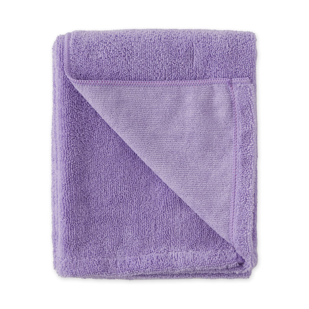 Bone Dry lavender embroidered towel highlighting easy-drying for pets after baths