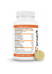 Boneo Canine Maintenance chewable tablets closeup emphasizing palatability and easy dosing.