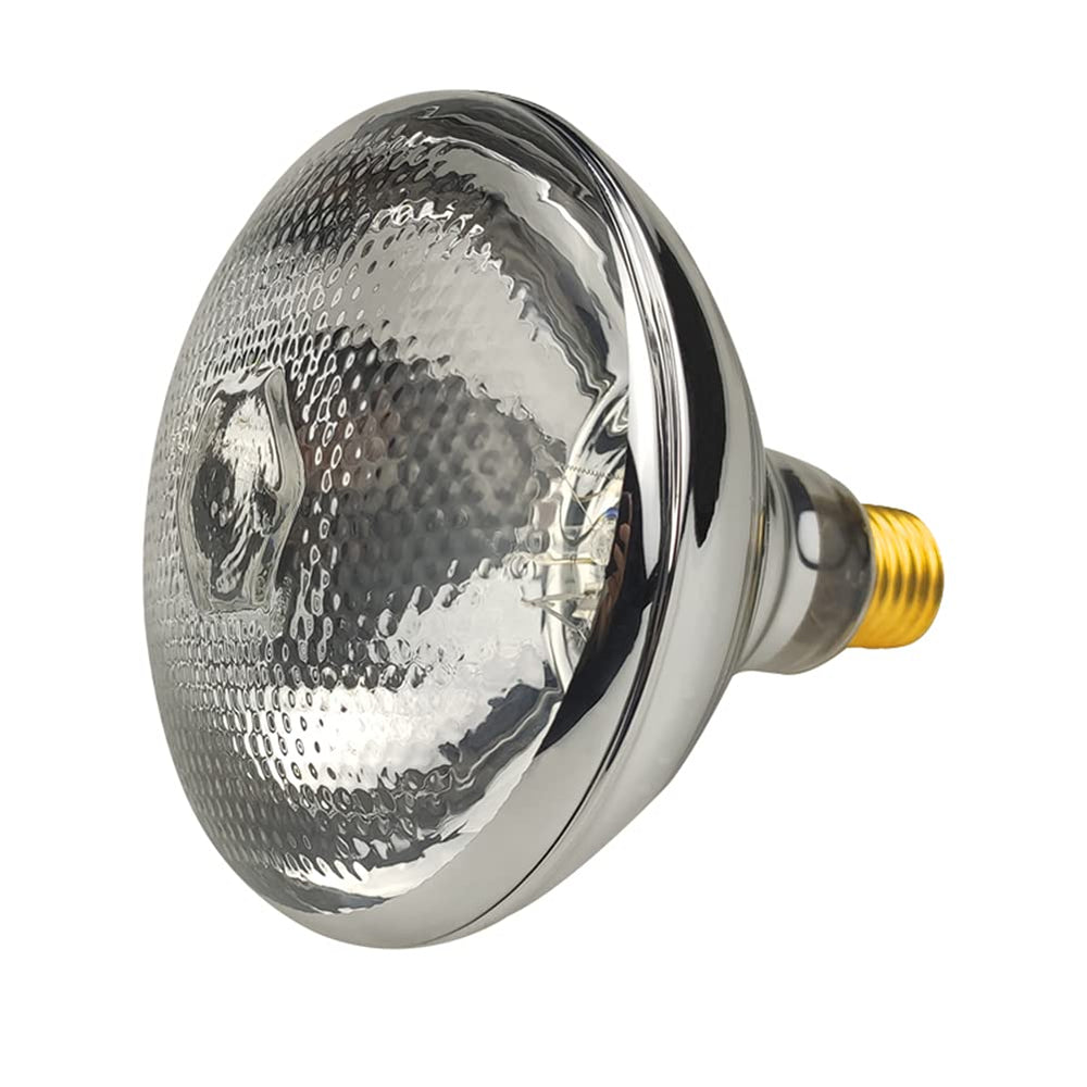 BONGBADA PAR38 250W heat lamp bulb providing reptile basking warmth