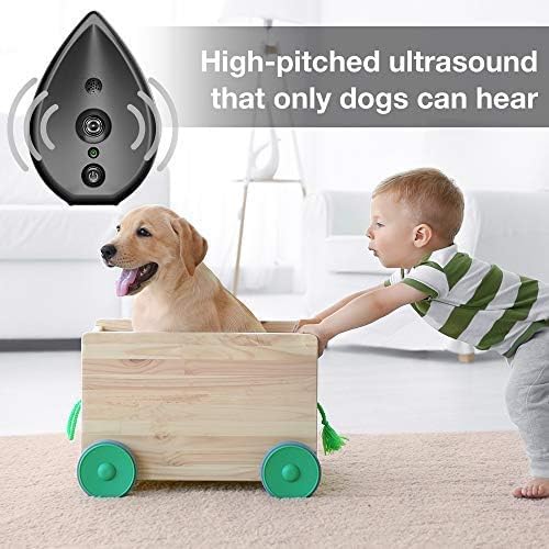 BONSO Ultrasonic Bark Deterrent charging battery inside unit.