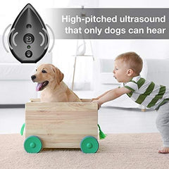 BONSO Ultrasonic Bark Deterrent charging battery inside unit.