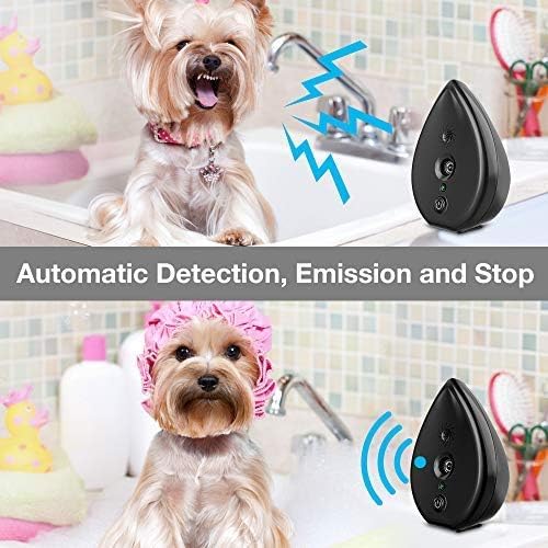 BONSO Ultrasonic Bark Deterrent IPX4 weatherproof design for outdoors.