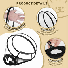 BONTHEE soft-edged cone collar reduces neck irritation for comfort