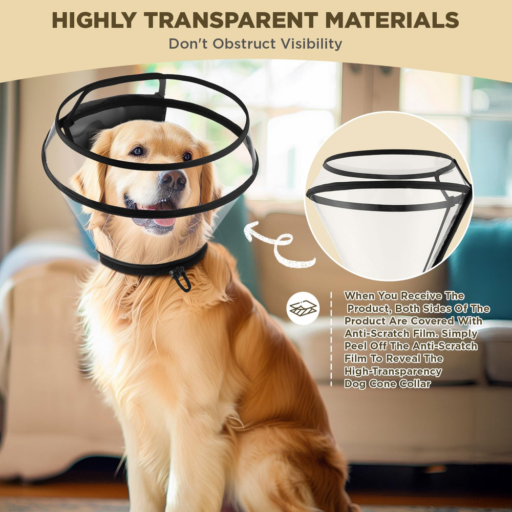 BONTHEE soft-padding collar gently supports the neck for all-day wear.