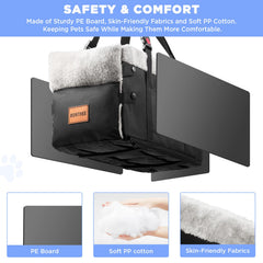 Bonthee dog seat with window view lets your pet enjoy scenery safely.