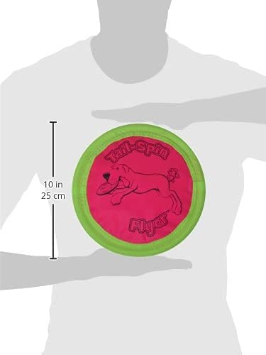 Booda Tail-Spin Flyer soft-teeth friendly, gentle on gums during play.