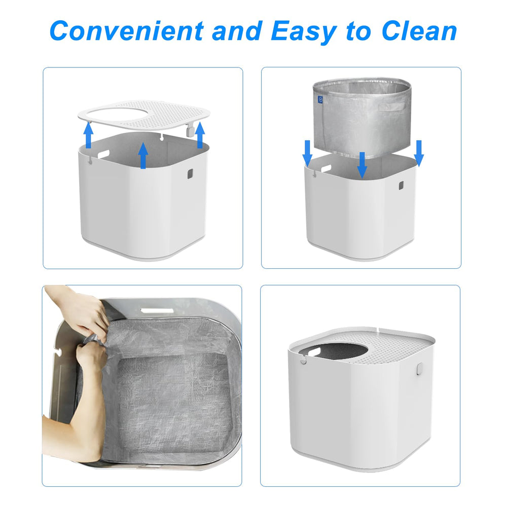 BoomBa Mod Kat Liner shown ready to clean and reuse, reducing waste.