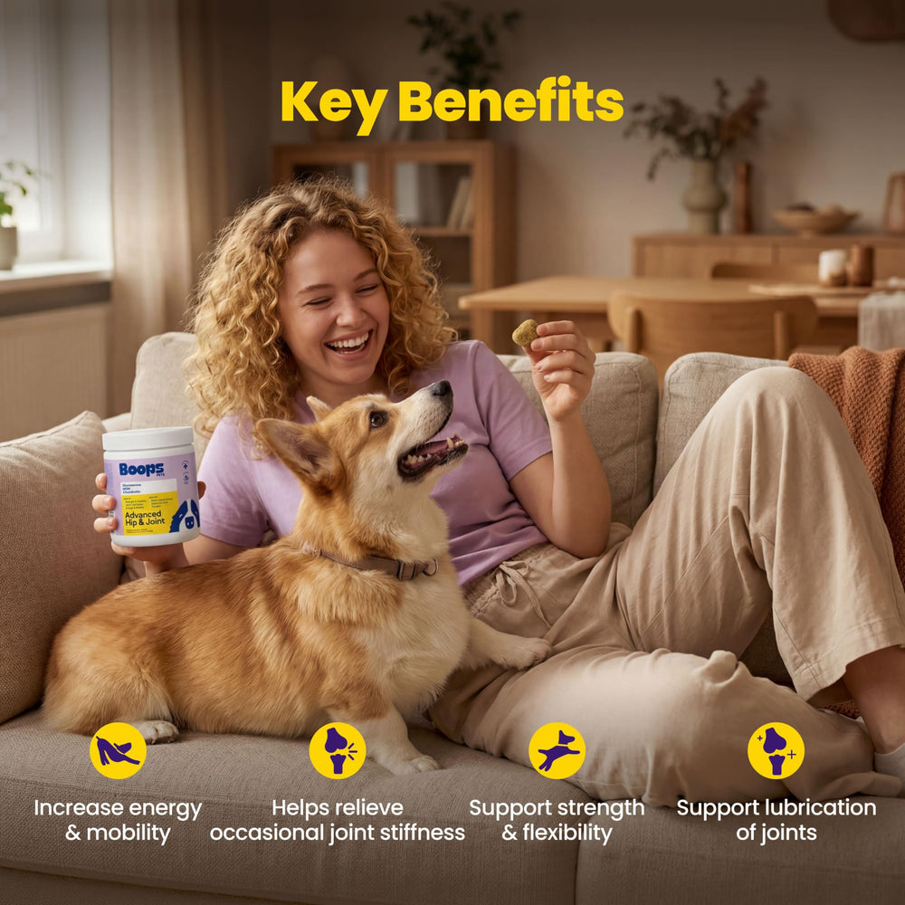 Boops Pets chondroitin-boosted support for comfortable daily activities