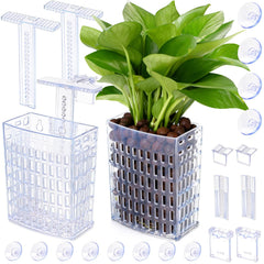 Borlech aquarium plant holder with adjustable height for dynamic aquascaping.