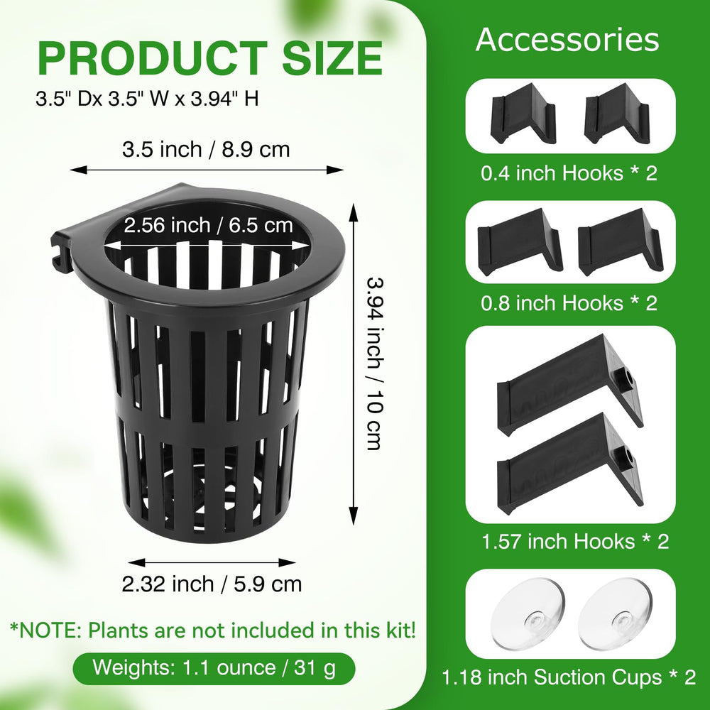 Borlech aquarium plant holder for edge mounting on tank rims for versatile setups.