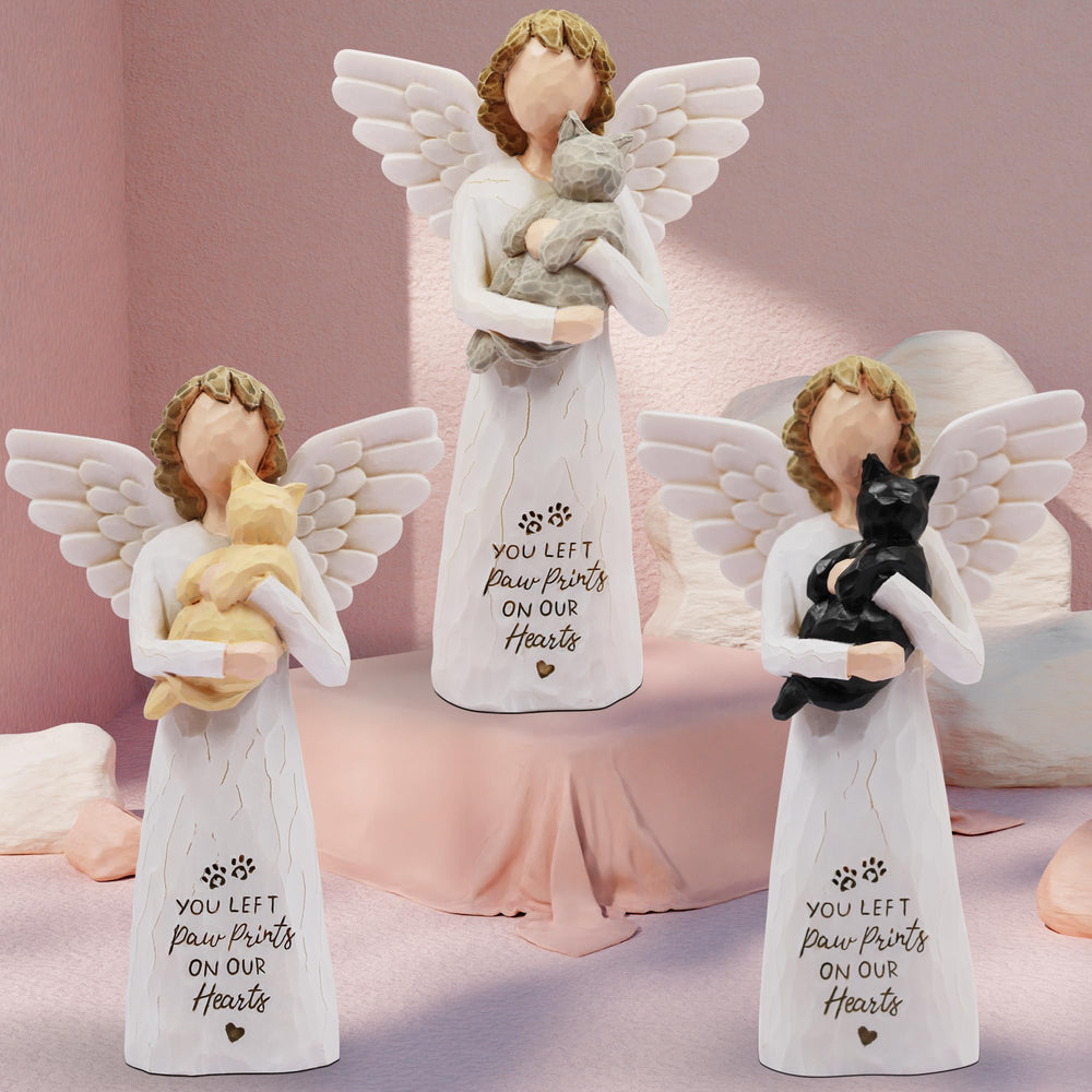 BORLESTA hand-painted memorial gift for cat lovers and keepsakes