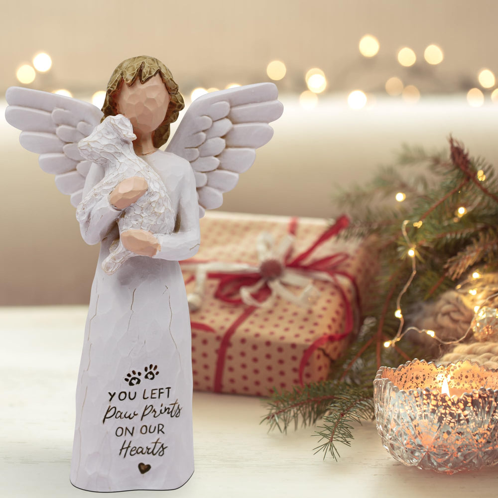 BORLESTA pet loss sympathy gift statue for a comforting memorial