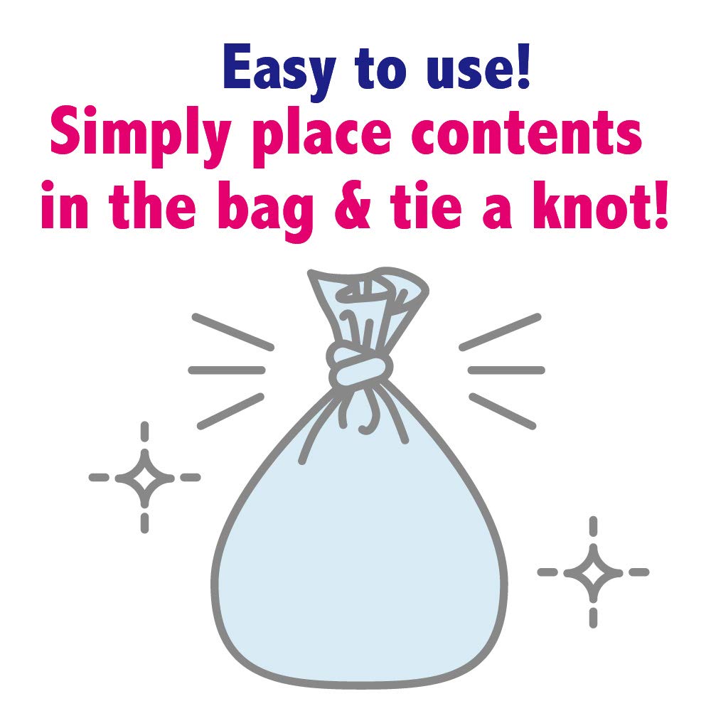 BOS compact box packs bags dispensed individually to minimize mess.