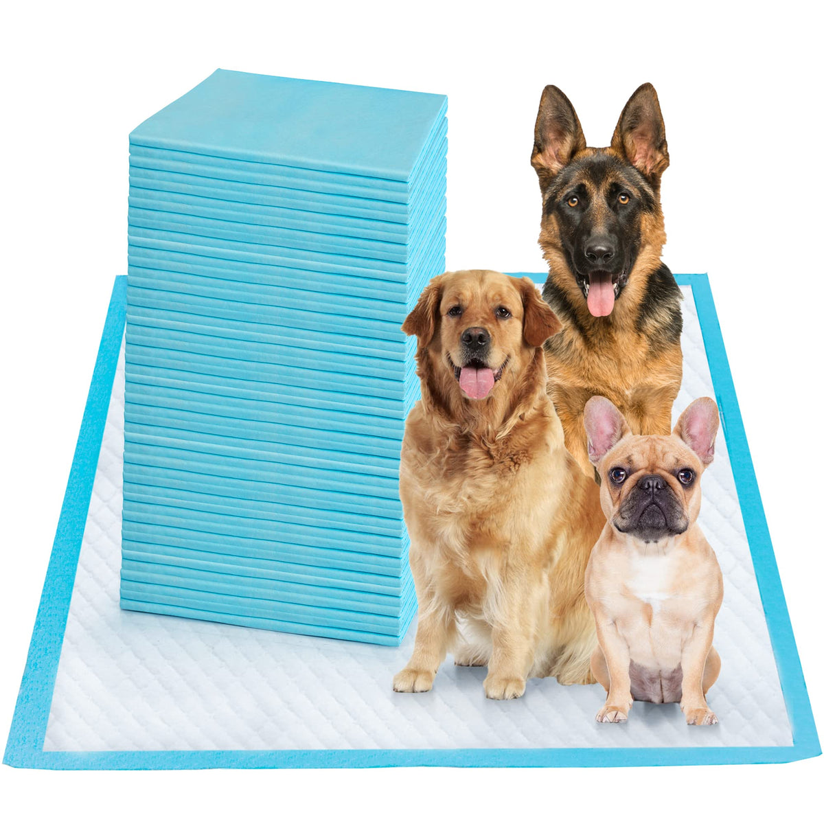 Boscute jumbo pads 36x36 for large pets during potty training