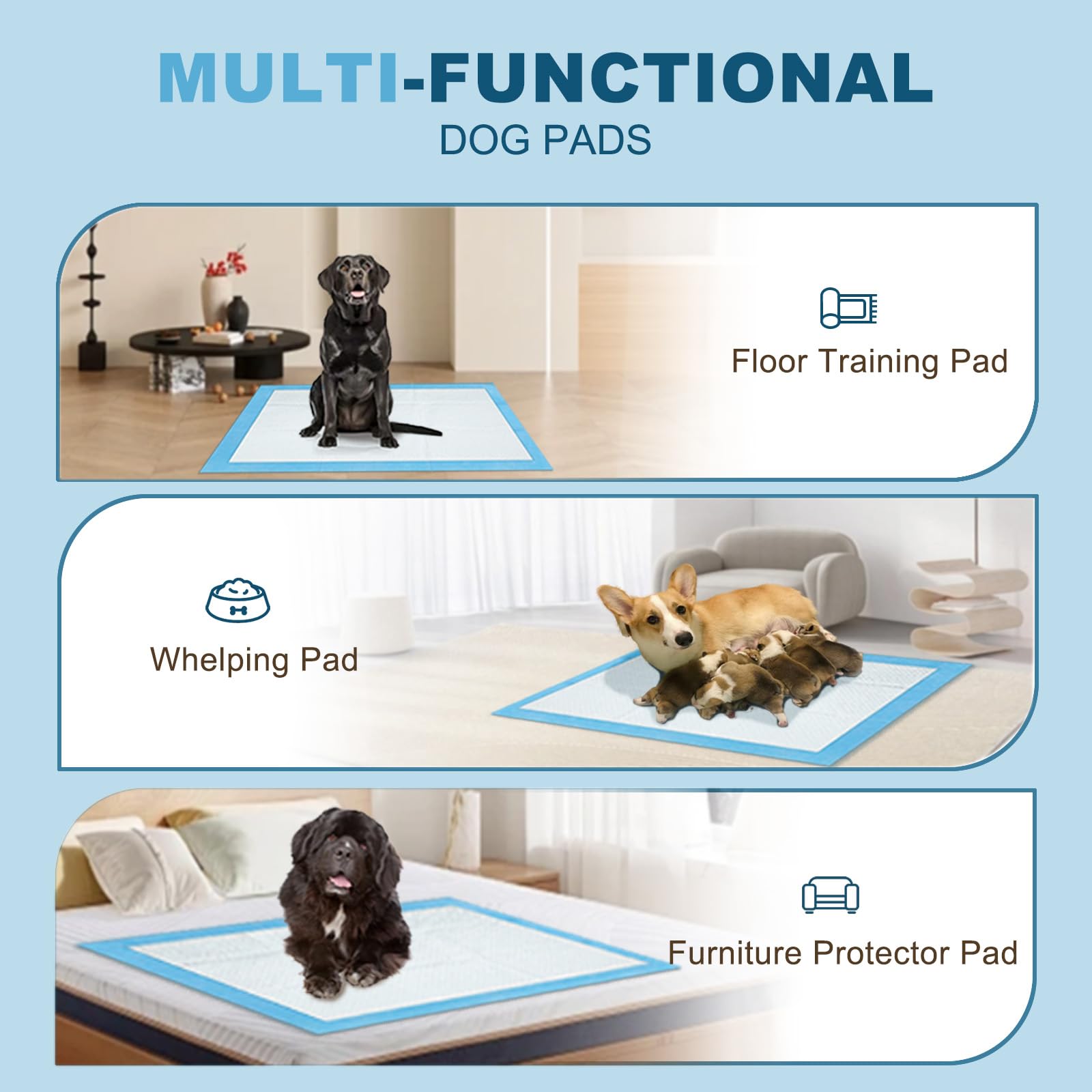 Boscute Multi-use pad for travel, puppies, whelping and home care.
