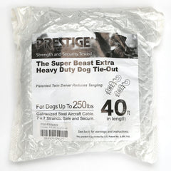 Boss Pet Prestige twin swivel snaps reduce tangling during outdoor play.