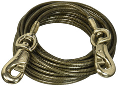 Boss Pet Tie Out Super Beast 30ft dog cable for safe outdoor freedom and controlled exploration.