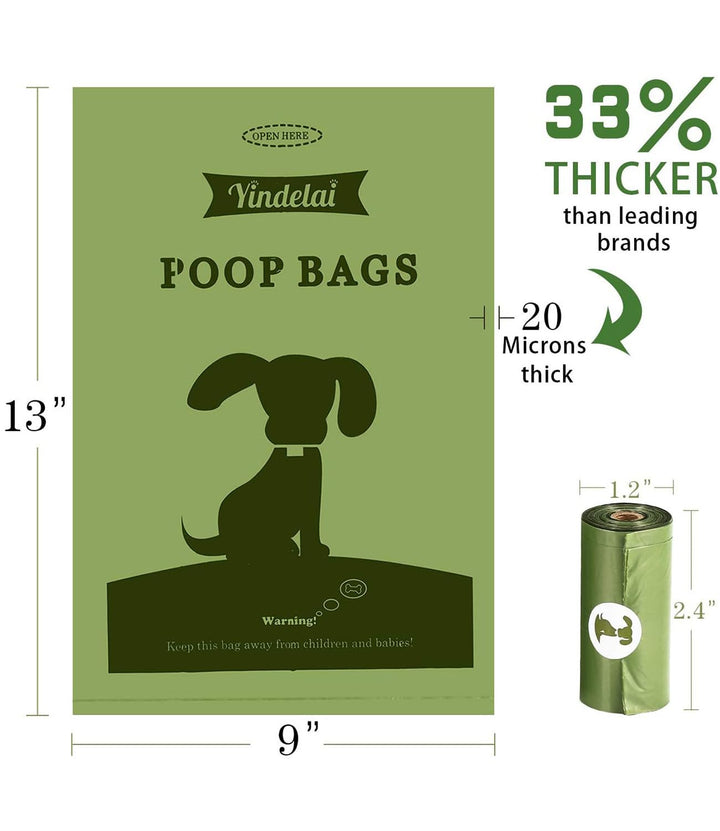 Botewo biodegradable poop bags roll set for eco-friendly daily use.