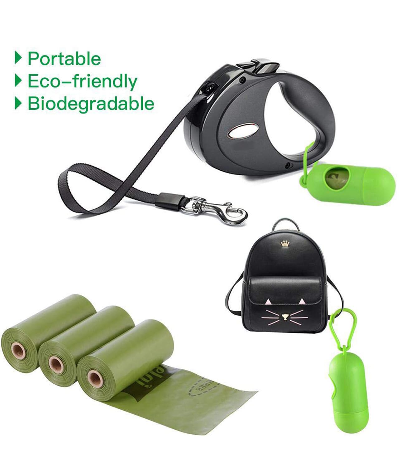 Botewo easy-tear design bags simplify cleanup.