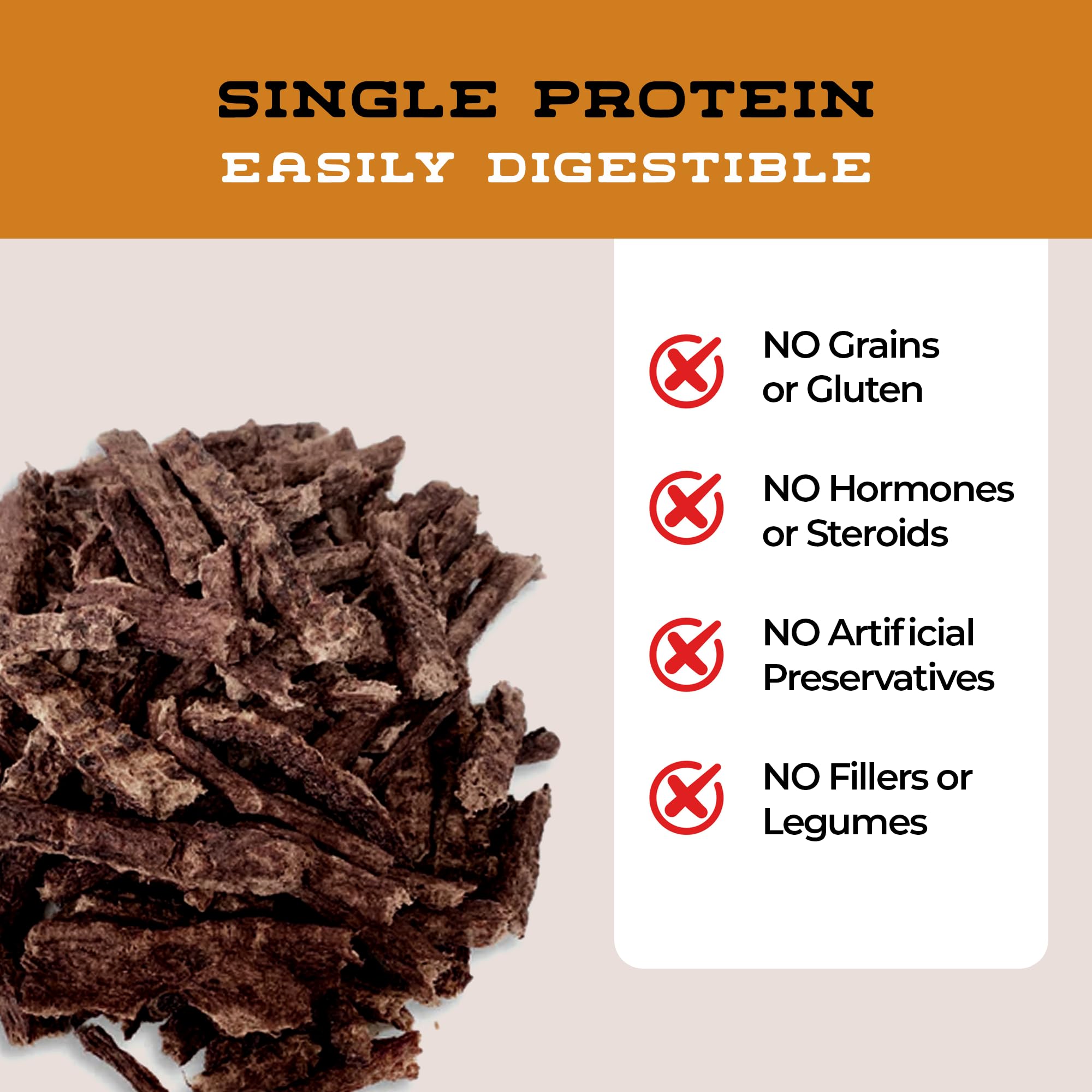 Bison Bits nutrition highlights premium bison and natural tocopherols