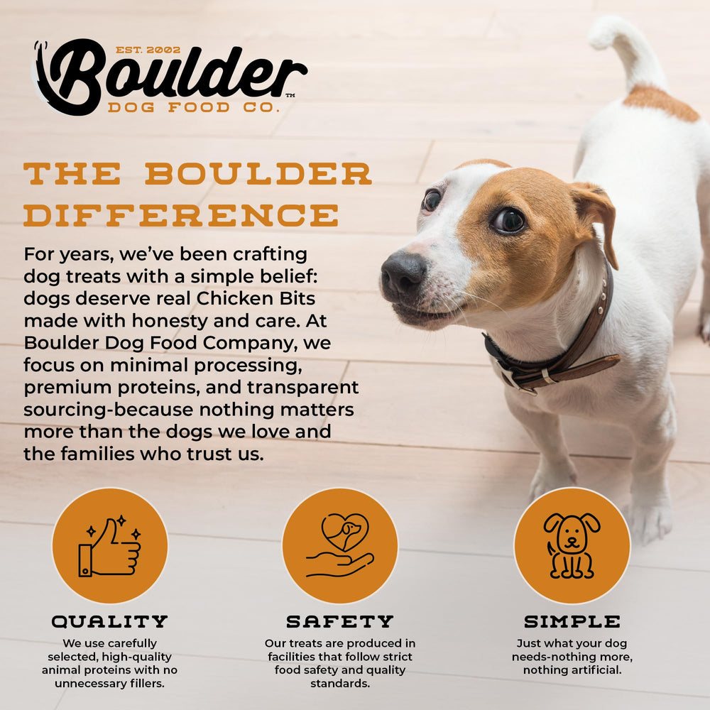 Ingredients list shows single-protein chicken with natural tocopherols
