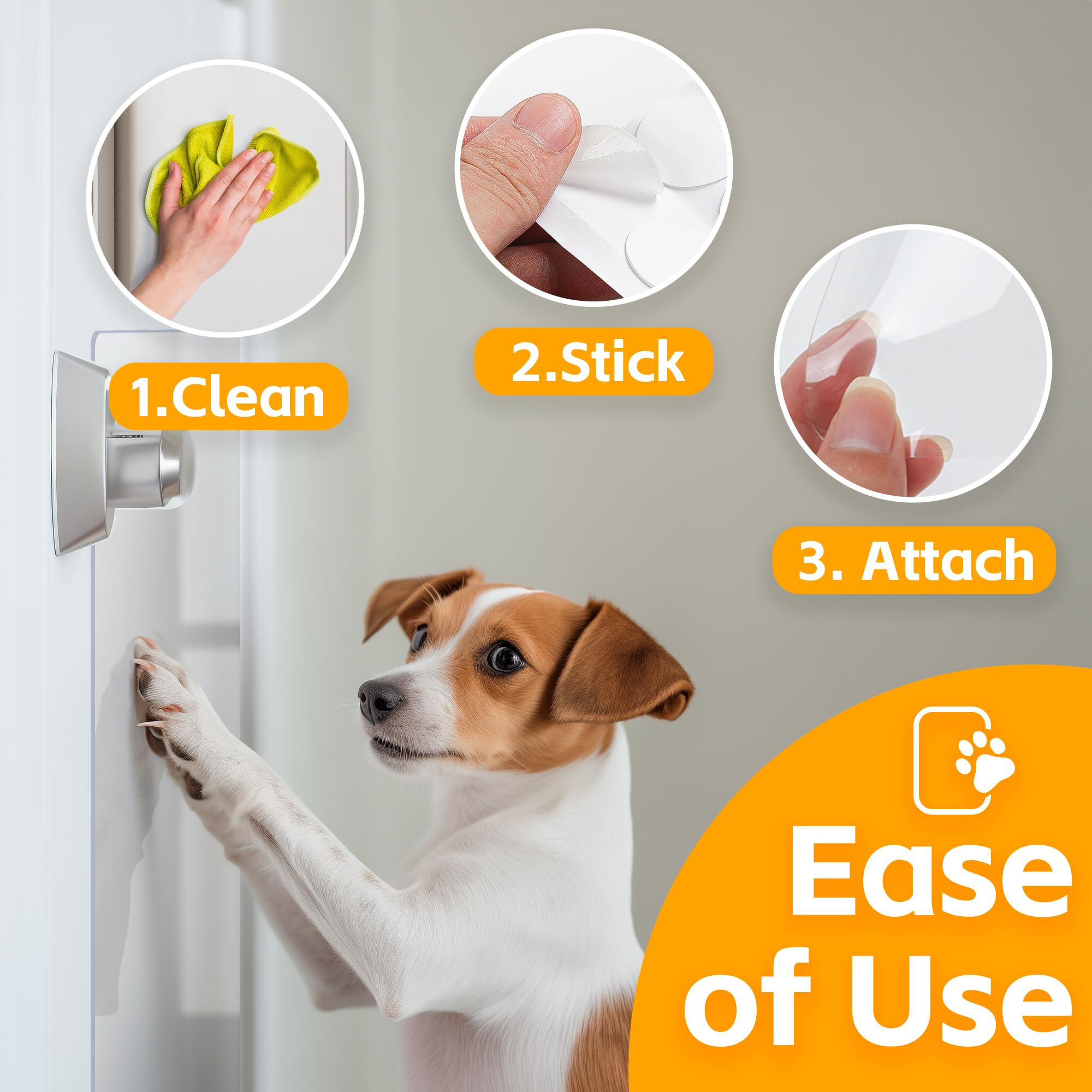 BouncyBarks clear protector suitable for indoor and outdoor use.