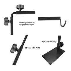 BOURDSERK reptile lamp stand terrarium setup ideal for bearded dragons and turtles.