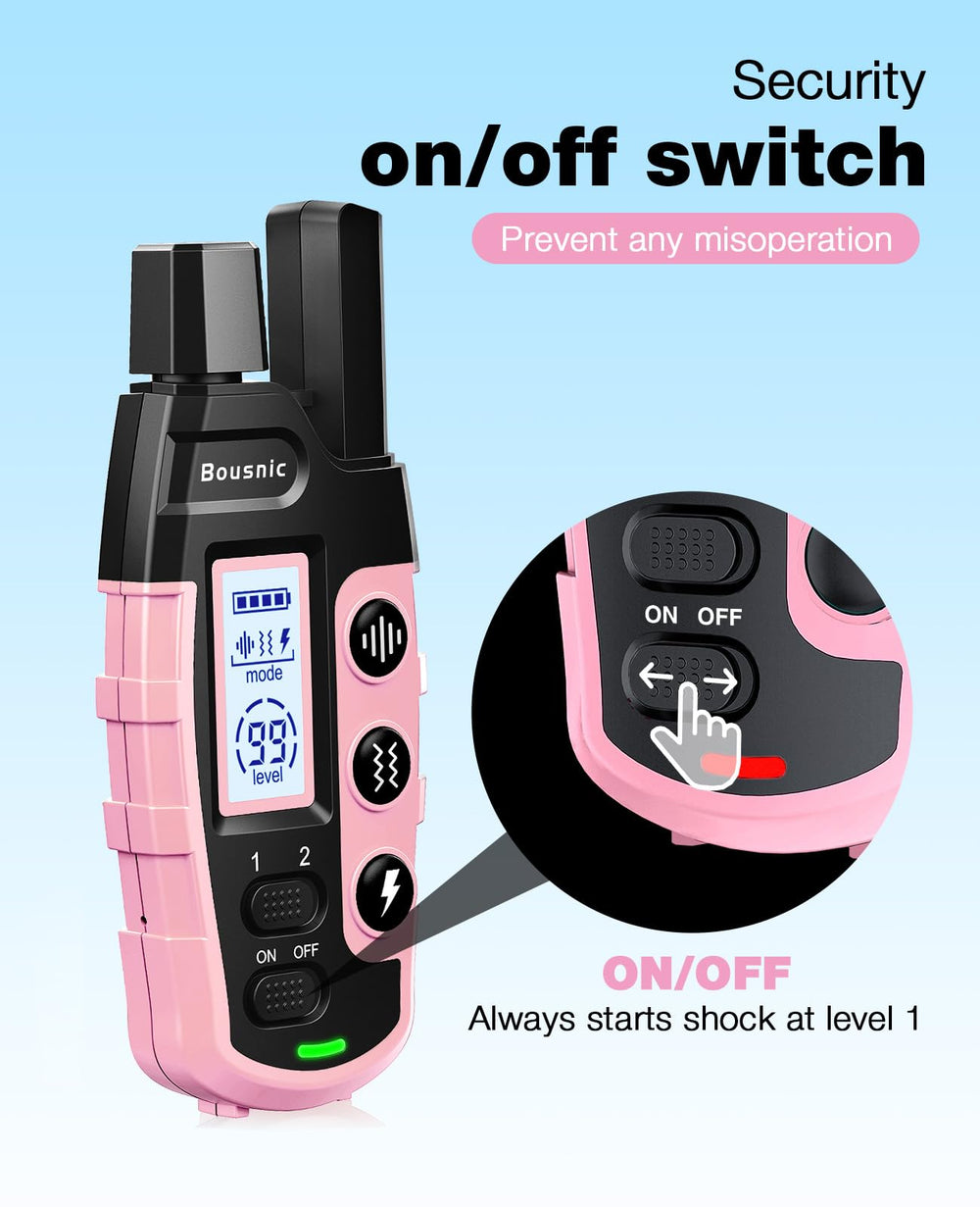 BOUSNIC light pink collar for stylish, comfortable daily wear.