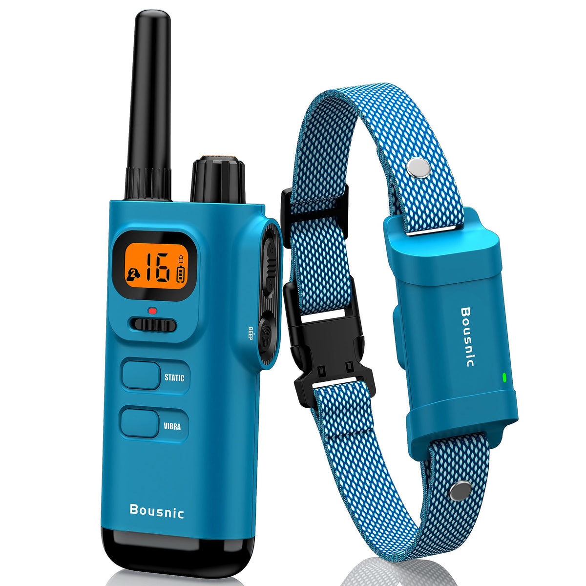 BOUSNIC dog shock collar remote 4000ft range for recall training