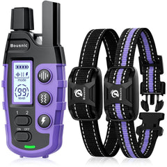 BOUSNIC dog shock collar remote enables distance training up to 3300 ft.