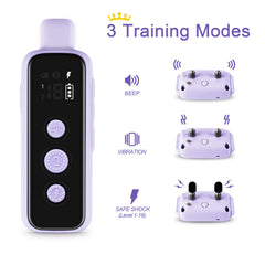BOUSNIC dual-channel remote enables simultaneous training for two dogs