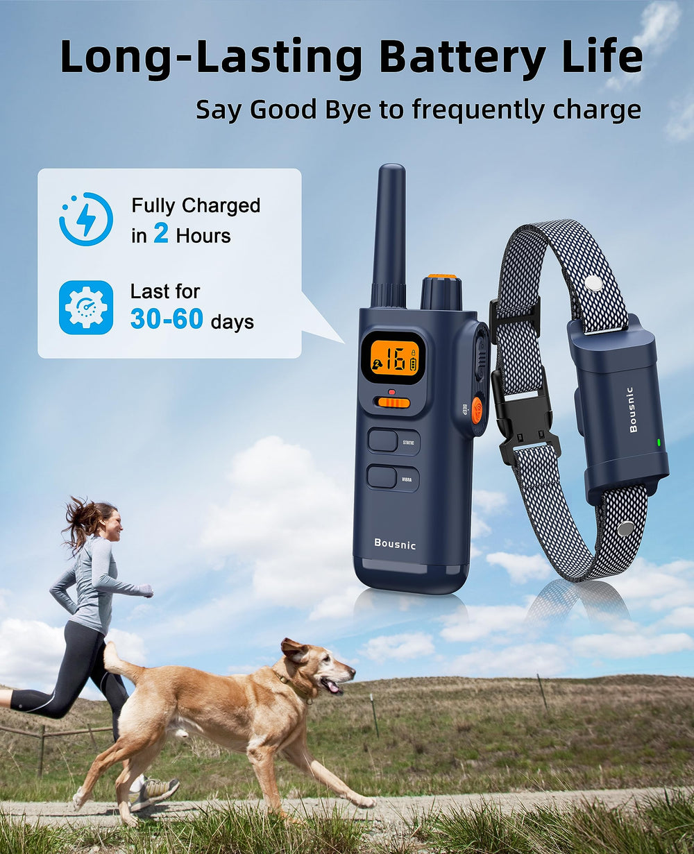 BOUSNIC training set supports outdoor recall drills in parks, beaches, or backyards.