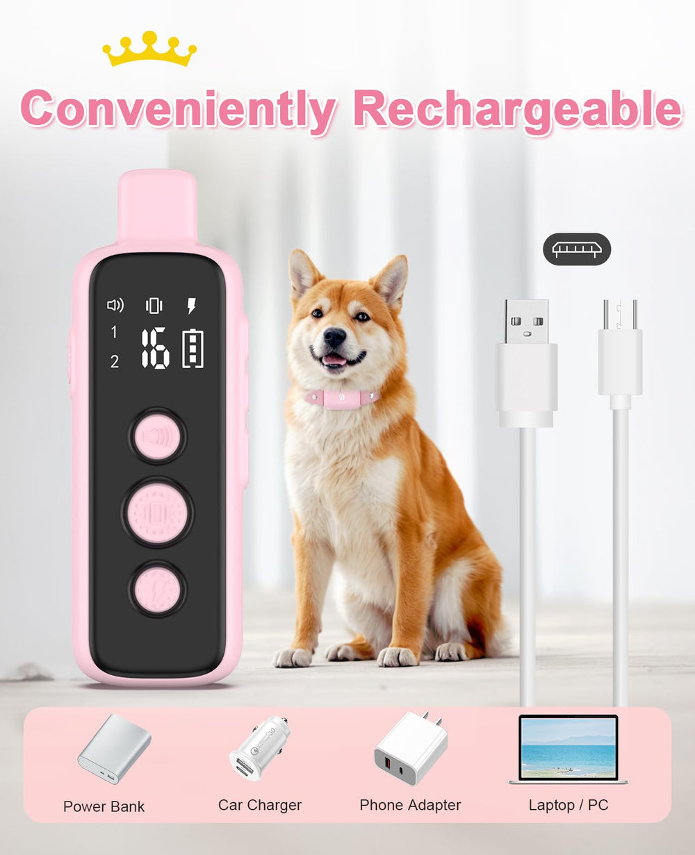 Bousnic dual-channel training enables two-dog setups with one remote.