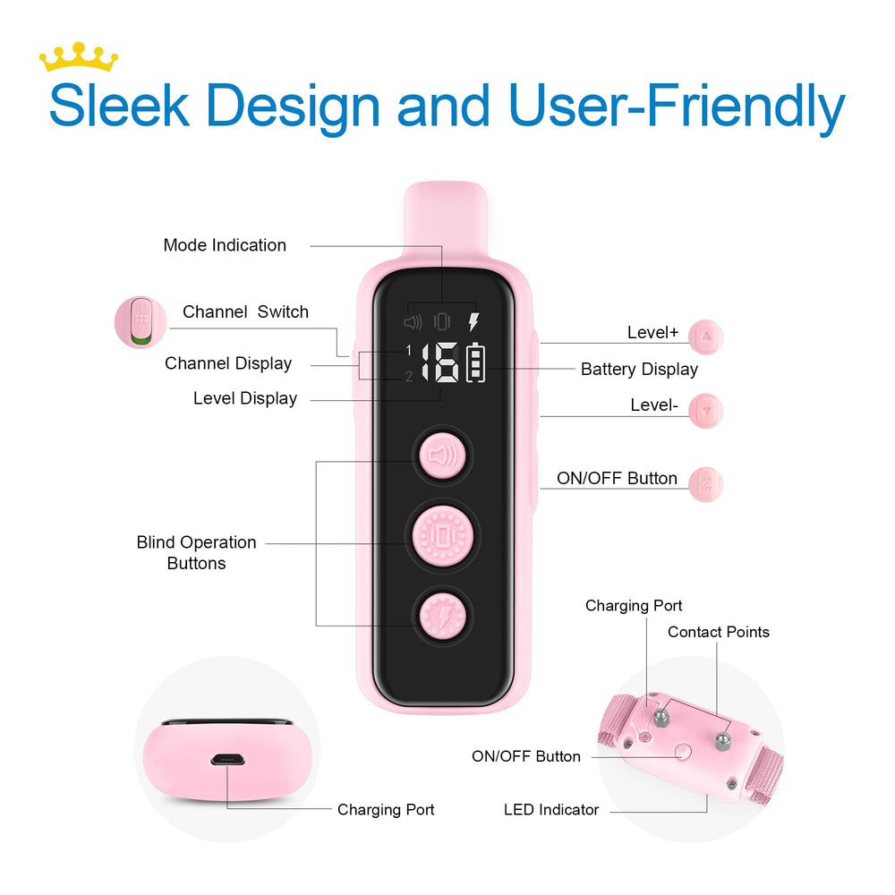 BOUSNIC three-mode system: beep, vibration, safe shock.